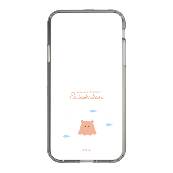 スリムプロテクションケース［ つぶらな瞳の仲間達 - つぶらな瞳の水族館 - めんだこ ］
