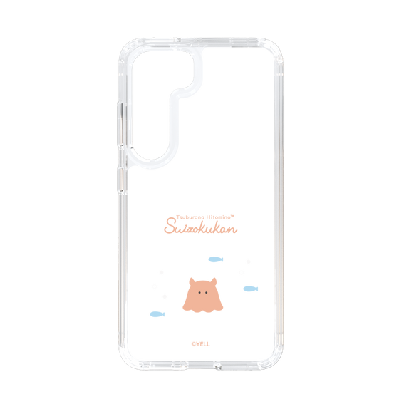 スリムプロテクションケース［ つぶらな瞳の仲間達 - つぶらな瞳の水族館 - めんだこ ］