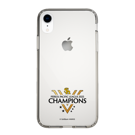 スリムプロテクションケース［ 福岡ソフトバンクホークス - PERSOL PACIFIC LEAGUE 2025 CHAMOIONS ロゴ - クリア ］