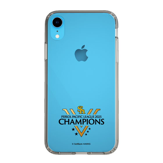 スリムプロテクションケース［ 福岡ソフトバンクホークス - PERSOL PACIFIC LEAGUE 2025 CHAMOIONS ロゴ - クリア ］