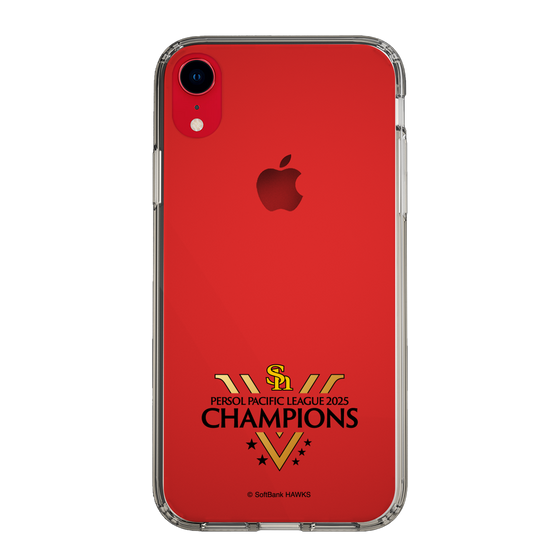 スリムプロテクションケース［ 福岡ソフトバンクホークス - PERSOL PACIFIC LEAGUE 2025 CHAMOIONS ロゴ - クリア ］