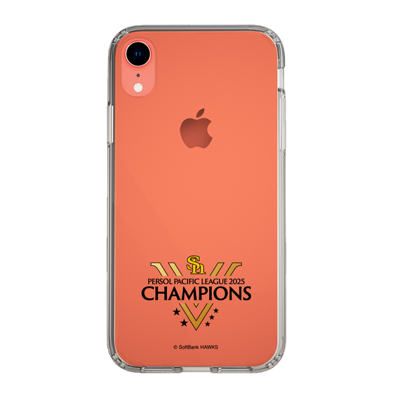 スリムプロテクションケース［ 福岡ソフトバンクホークス - PERSOL PACIFIC LEAGUE 2025 CHAMOIONS ロゴ - クリア ］