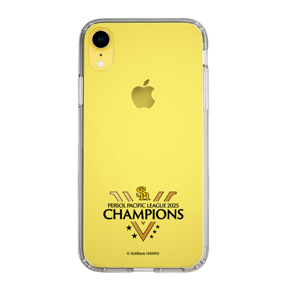 スリムプロテクションケース［ 福岡ソフトバンクホークス - PERSOL PACIFIC LEAGUE 2025 CHAMOIONS ロゴ - クリア ］