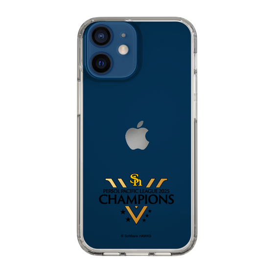 スリムプロテクションケース［ 福岡ソフトバンクホークス - PERSOL PACIFIC LEAGUE 2025 CHAMOIONS ロゴ - クリア ］