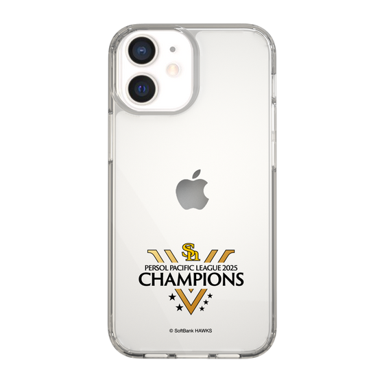 スリムプロテクションケース［ 福岡ソフトバンクホークス - PERSOL PACIFIC LEAGUE 2025 CHAMOIONS ロゴ - クリア ］