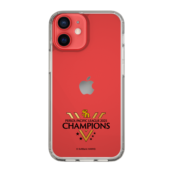 スリムプロテクションケース［ 福岡ソフトバンクホークス - PERSOL PACIFIC LEAGUE 2025 CHAMOIONS ロゴ - クリア ］