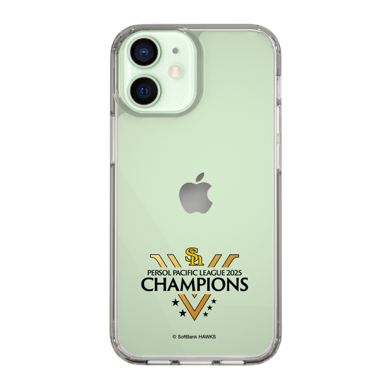 スリムプロテクションケース［ 福岡ソフトバンクホークス - PERSOL PACIFIC LEAGUE 2025 CHAMOIONS ロゴ - クリア ］