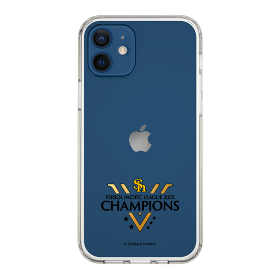 スリムプロテクションケース［ 福岡ソフトバンクホークス - PERSOL PACIFIC LEAGUE 2025 CHAMOIONS ロゴ - クリア ］