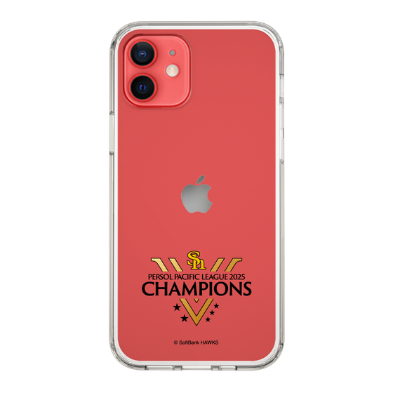 スリムプロテクションケース［ 福岡ソフトバンクホークス - PERSOL PACIFIC LEAGUE 2025 CHAMOIONS ロゴ - クリア ］