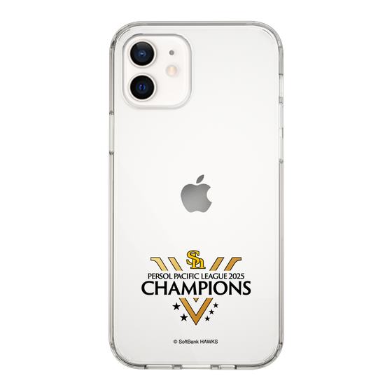 スリムプロテクションケース［ 福岡ソフトバンクホークス - PERSOL PACIFIC LEAGUE 2025 CHAMOIONS ロゴ - クリア ］