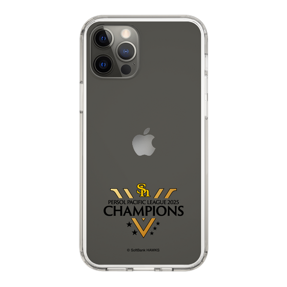 スリムプロテクションケース［ 福岡ソフトバンクホークス - PERSOL PACIFIC LEAGUE 2025 CHAMOIONS ロゴ - クリア ］