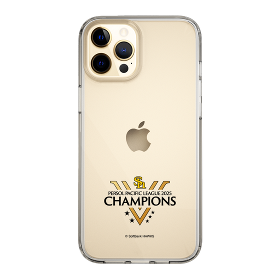 スリムプロテクションケース［ 福岡ソフトバンクホークス - PERSOL PACIFIC LEAGUE 2025 CHAMOIONS ロゴ - クリア ］