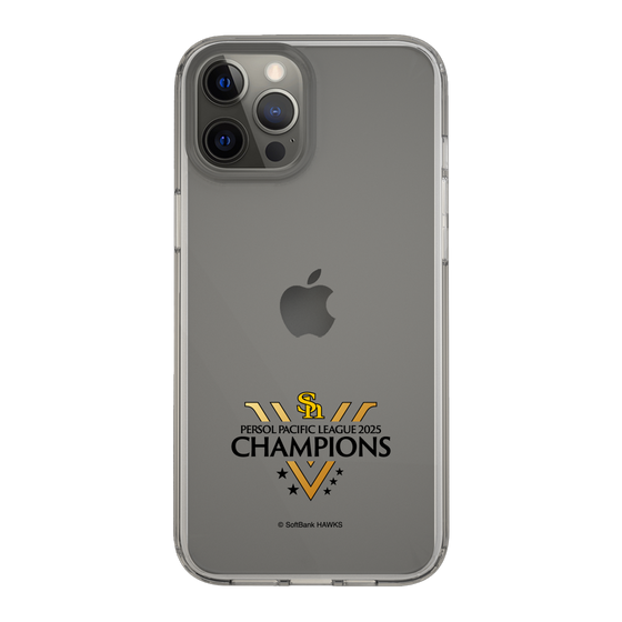 スリムプロテクションケース［ 福岡ソフトバンクホークス - PERSOL PACIFIC LEAGUE 2025 CHAMOIONS ロゴ - クリア ］