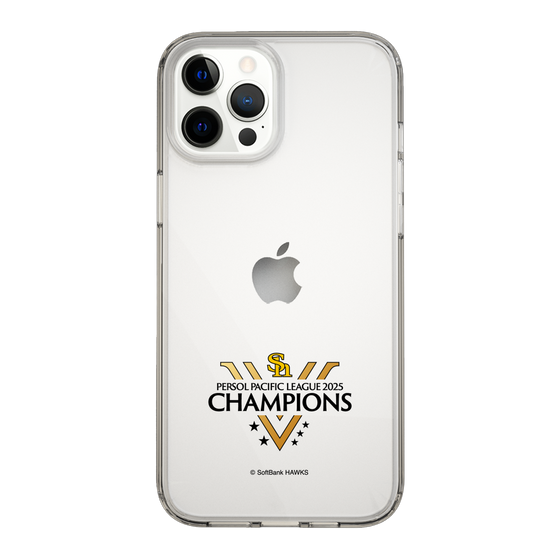 スリムプロテクションケース［ 福岡ソフトバンクホークス - PERSOL PACIFIC LEAGUE 2025 CHAMOIONS ロゴ - クリア ］