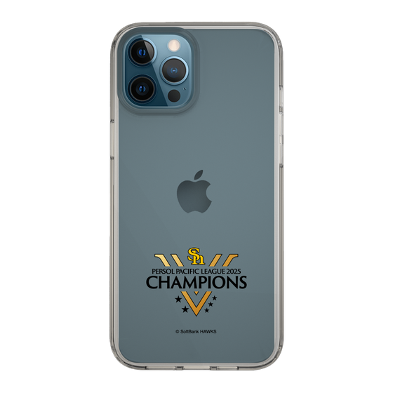 スリムプロテクションケース［ 福岡ソフトバンクホークス - PERSOL PACIFIC LEAGUE 2025 CHAMOIONS ロゴ - クリア ］