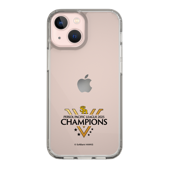 スリムプロテクションケース［ 福岡ソフトバンクホークス - PERSOL PACIFIC LEAGUE 2025 CHAMOIONS ロゴ - クリア ］