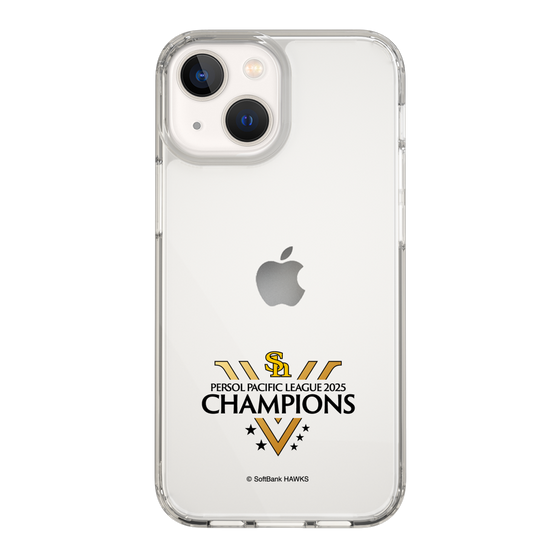スリムプロテクションケース［ 福岡ソフトバンクホークス - PERSOL PACIFIC LEAGUE 2025 CHAMOIONS ロゴ - クリア ］