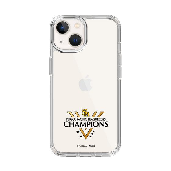 スリムプロテクションケース［ 福岡ソフトバンクホークス - PERSOL PACIFIC LEAGUE 2025 CHAMOIONS ロゴ - クリア ］