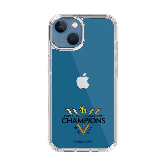 スリムプロテクションケース［ 福岡ソフトバンクホークス - PERSOL PACIFIC LEAGUE 2025 CHAMOIONS ロゴ - クリア ］