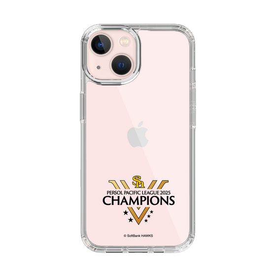 スリムプロテクションケース［ 福岡ソフトバンクホークス - PERSOL PACIFIC LEAGUE 2025 CHAMOIONS ロゴ - クリア ］