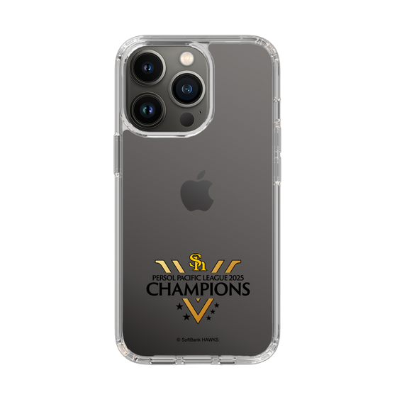 スリムプロテクションケース［ 福岡ソフトバンクホークス - PERSOL PACIFIC LEAGUE 2025 CHAMOIONS ロゴ - クリア ］