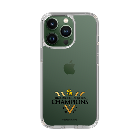 スリムプロテクションケース［ 福岡ソフトバンクホークス - PERSOL PACIFIC LEAGUE 2025 CHAMOIONS ロゴ - クリア ］