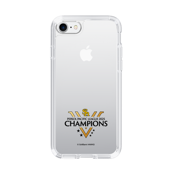 スリムプロテクションケース［ 福岡ソフトバンクホークス - PERSOL PACIFIC LEAGUE 2025 CHAMOIONS ロゴ - クリア ］
