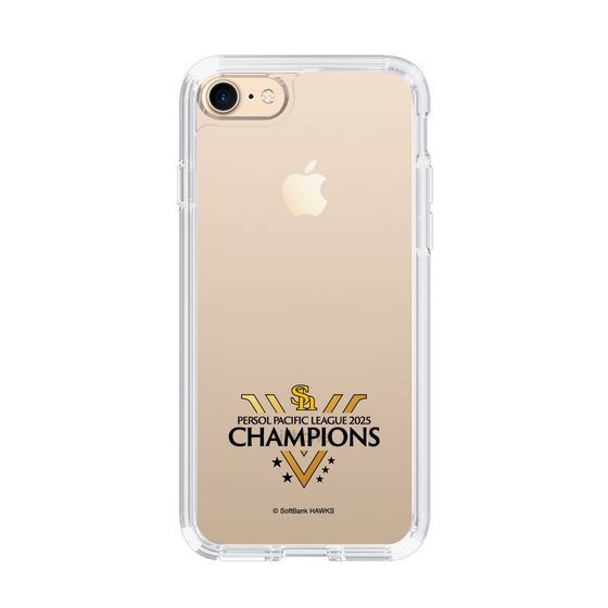 スリムプロテクションケース［ 福岡ソフトバンクホークス - PERSOL PACIFIC LEAGUE 2025 CHAMOIONS ロゴ - クリア ］
