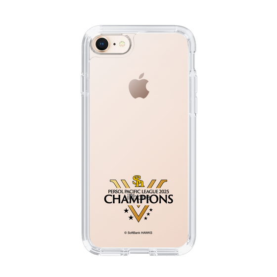 スリムプロテクションケース［ 福岡ソフトバンクホークス - PERSOL PACIFIC LEAGUE 2025 CHAMOIONS ロゴ - クリア ］