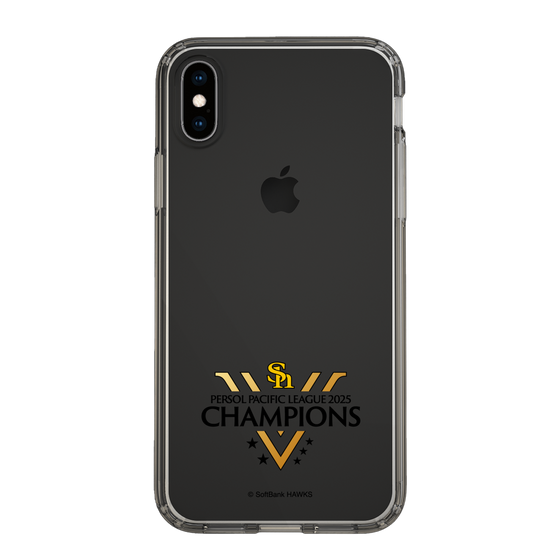 スリムプロテクションケース［ 福岡ソフトバンクホークス - PERSOL PACIFIC LEAGUE 2025 CHAMOIONS ロゴ - クリア ］