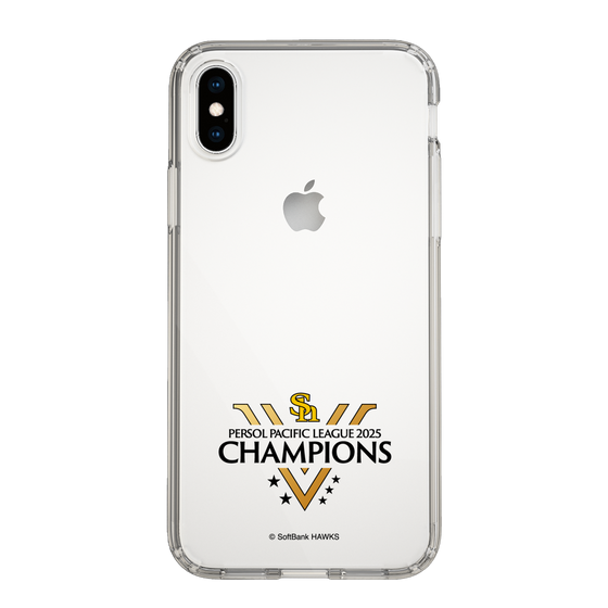 スリムプロテクションケース［ 福岡ソフトバンクホークス - PERSOL PACIFIC LEAGUE 2025 CHAMOIONS ロゴ - クリア ］
