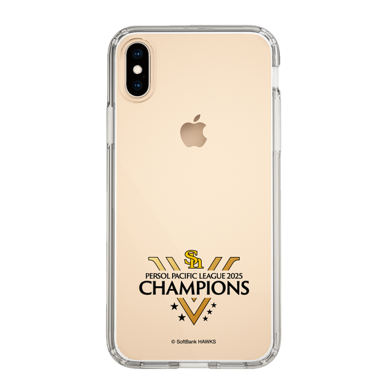 スリムプロテクションケース［ 福岡ソフトバンクホークス - PERSOL PACIFIC LEAGUE 2025 CHAMOIONS ロゴ - クリア ］