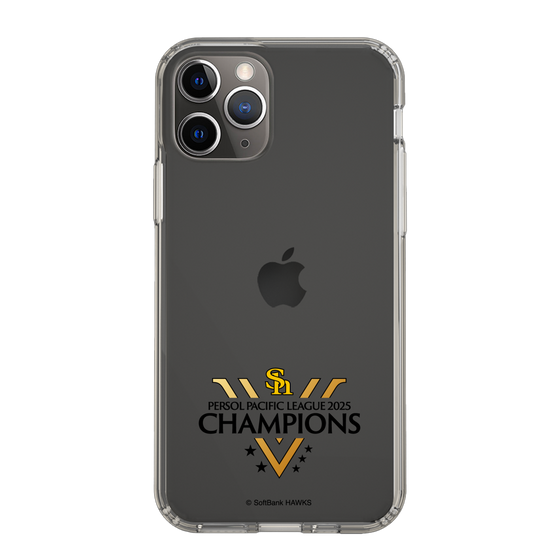スリムプロテクションケース［ 福岡ソフトバンクホークス - PERSOL PACIFIC LEAGUE 2025 CHAMOIONS ロゴ - クリア ］