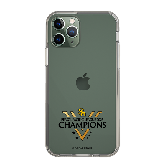 スリムプロテクションケース［ 福岡ソフトバンクホークス - PERSOL PACIFIC LEAGUE 2025 CHAMOIONS ロゴ - クリア ］