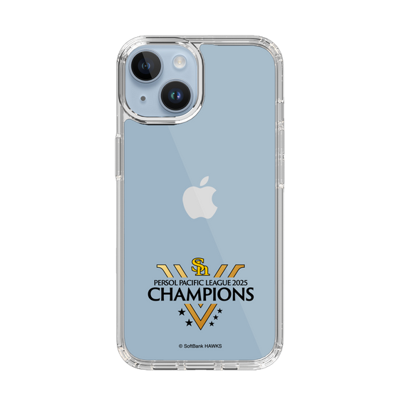 スリムプロテクションケース［ 福岡ソフトバンクホークス - PERSOL PACIFIC LEAGUE 2025 CHAMOIONS ロゴ - クリア ］