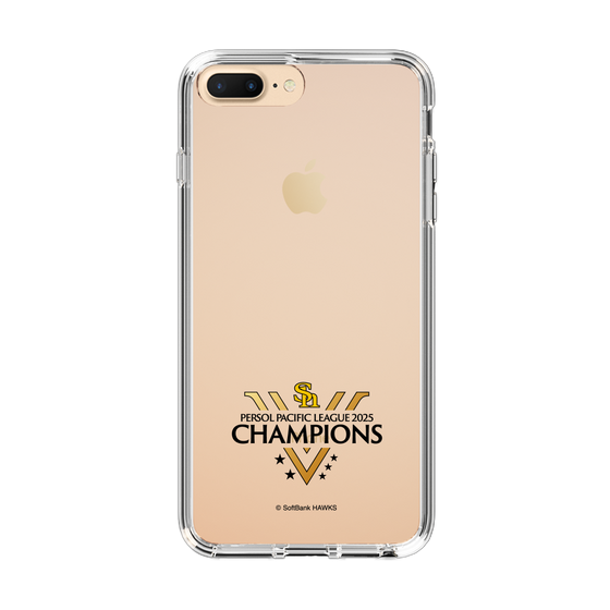 スリムプロテクションケース［ 福岡ソフトバンクホークス - PERSOL PACIFIC LEAGUE 2025 CHAMOIONS ロゴ - クリア ］