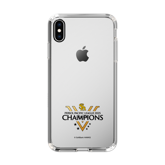 スリムプロテクションケース［ 福岡ソフトバンクホークス - PERSOL PACIFIC LEAGUE 2025 CHAMOIONS ロゴ - クリア ］