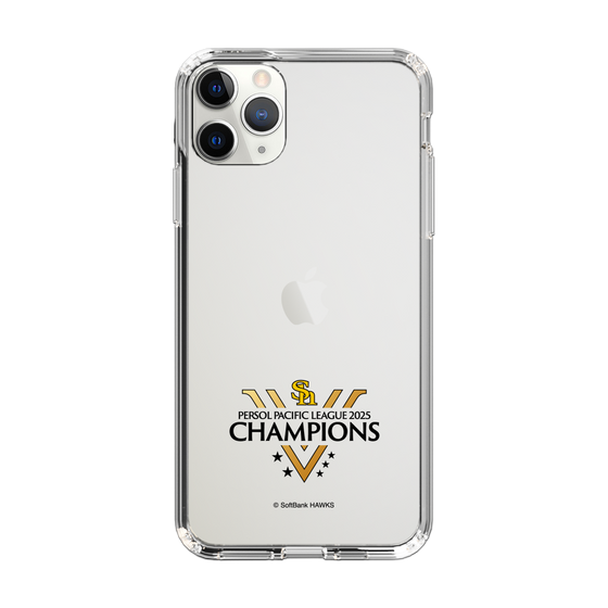 スリムプロテクションケース［ 福岡ソフトバンクホークス - PERSOL PACIFIC LEAGUE 2025 CHAMOIONS ロゴ - クリア ］