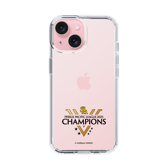 スリムプロテクションケース［ 福岡ソフトバンクホークス - PERSOL PACIFIC LEAGUE 2025 CHAMOIONS ロゴ - クリア ］