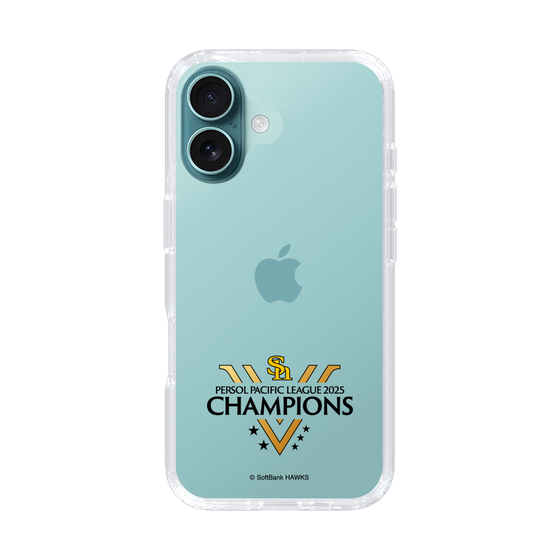 スリムプロテクションケース［ 福岡ソフトバンクホークス - PERSOL PACIFIC LEAGUE 2025 CHAMOIONS ロゴ - クリア ］