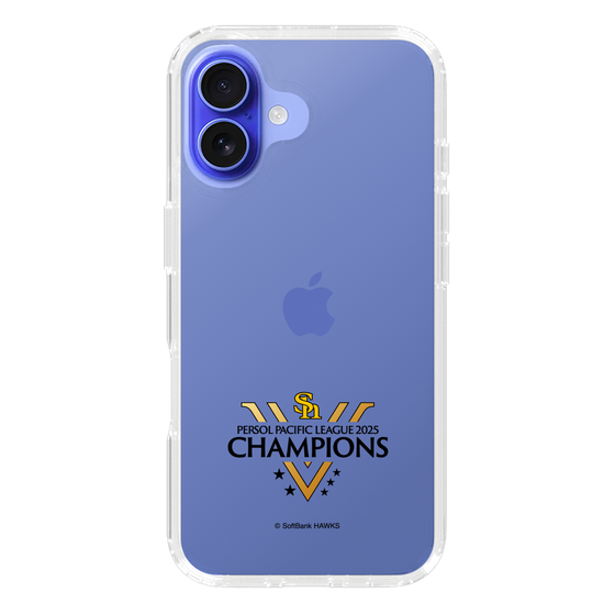 スリムプロテクションケース［ 福岡ソフトバンクホークス - PERSOL PACIFIC LEAGUE 2025 CHAMOIONS ロゴ - クリア ］