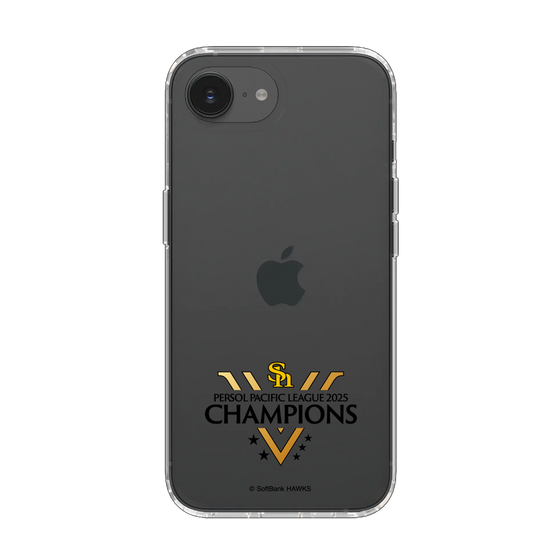 スリムプロテクションケース［ 福岡ソフトバンクホークス - PERSOL PACIFIC LEAGUE 2025 CHAMOIONS ロゴ - クリア ］