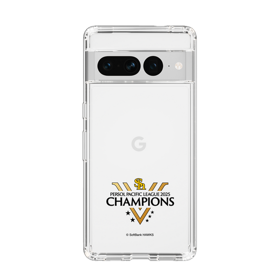スリムプロテクションケース［ 福岡ソフトバンクホークス - PERSOL PACIFIC LEAGUE 2025 CHAMOIONS ロゴ - クリア ］