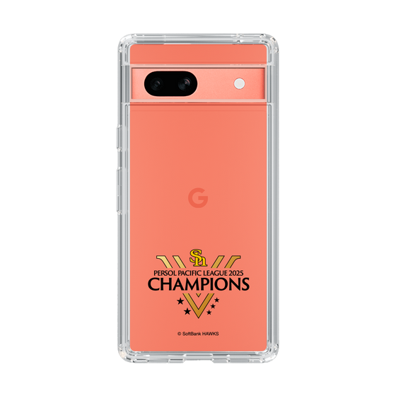 スリムプロテクションケース［ 福岡ソフトバンクホークス - PERSOL PACIFIC LEAGUE 2025 CHAMOIONS ロゴ - クリア ］