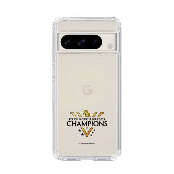 スリムプロテクションケース［ 福岡ソフトバンクホークス - PERSOL PACIFIC LEAGUE 2025 CHAMOIONS ロゴ - クリア ］
