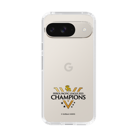 スリムプロテクションケース［ 福岡ソフトバンクホークス - PERSOL PACIFIC LEAGUE 2025 CHAMOIONS ロゴ - クリア ］