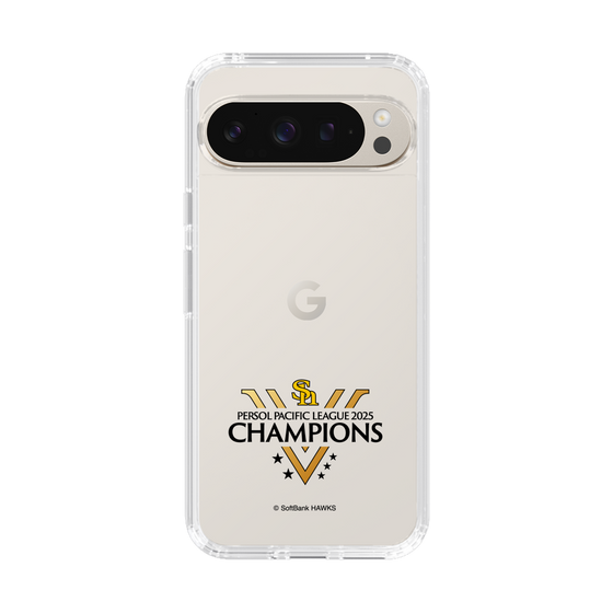 スリムプロテクションケース［ 福岡ソフトバンクホークス - PERSOL PACIFIC LEAGUE 2025 CHAMOIONS ロゴ - クリア ］