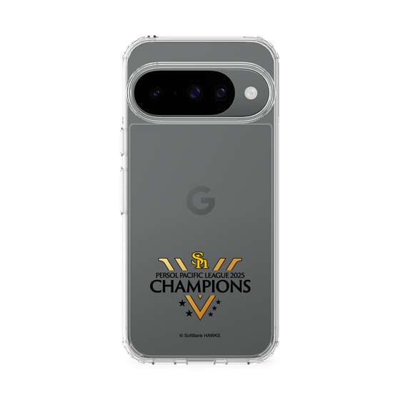 スリムプロテクションケース［ 福岡ソフトバンクホークス - PERSOL PACIFIC LEAGUE 2025 CHAMOIONS ロゴ - クリア ］