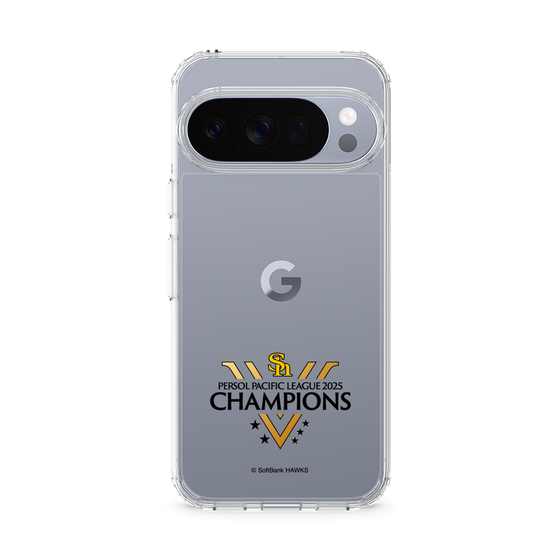 スリムプロテクションケース［ 福岡ソフトバンクホークス - PERSOL PACIFIC LEAGUE 2025 CHAMOIONS ロゴ - クリア ］
