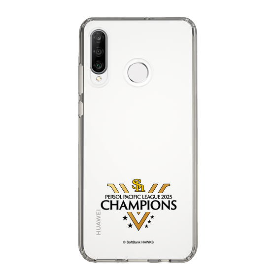 スリムプロテクションケース［ 福岡ソフトバンクホークス - PERSOL PACIFIC LEAGUE 2025 CHAMOIONS ロゴ - クリア ］